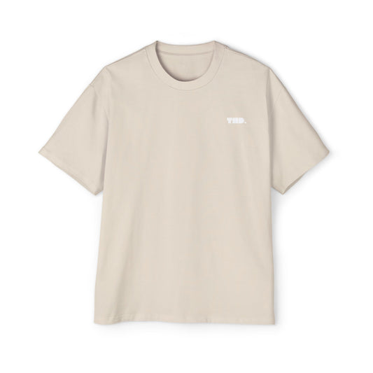 Oversized Tee — "THD "Neon Alien Graffiti Backprint