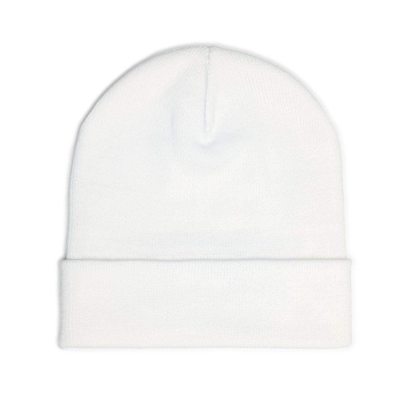 Embroidered Knit Beanie - Minimal 'THD.' Winter Hat