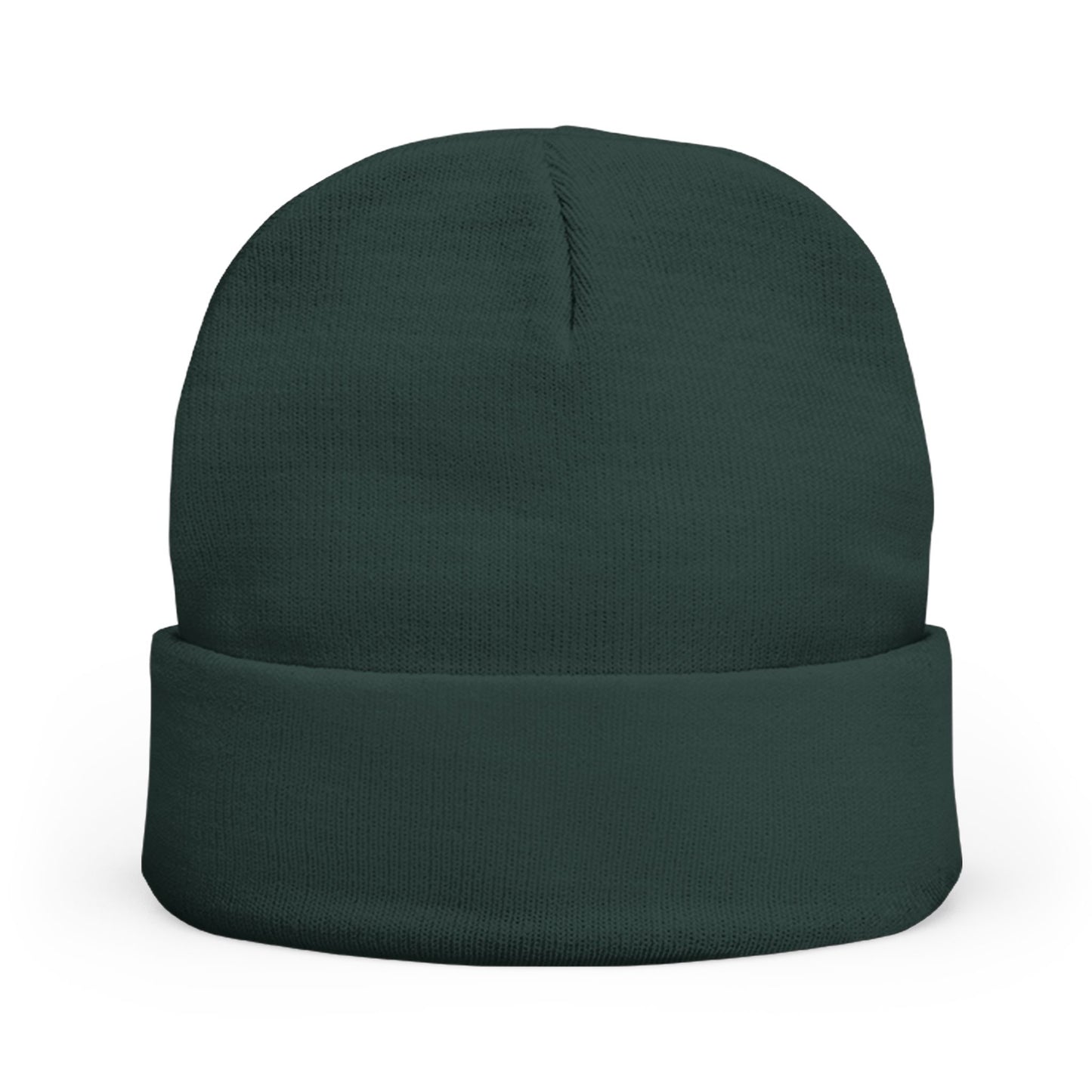 Embroidered Knit Beanie - Minimal 'THD.' Winter Hat