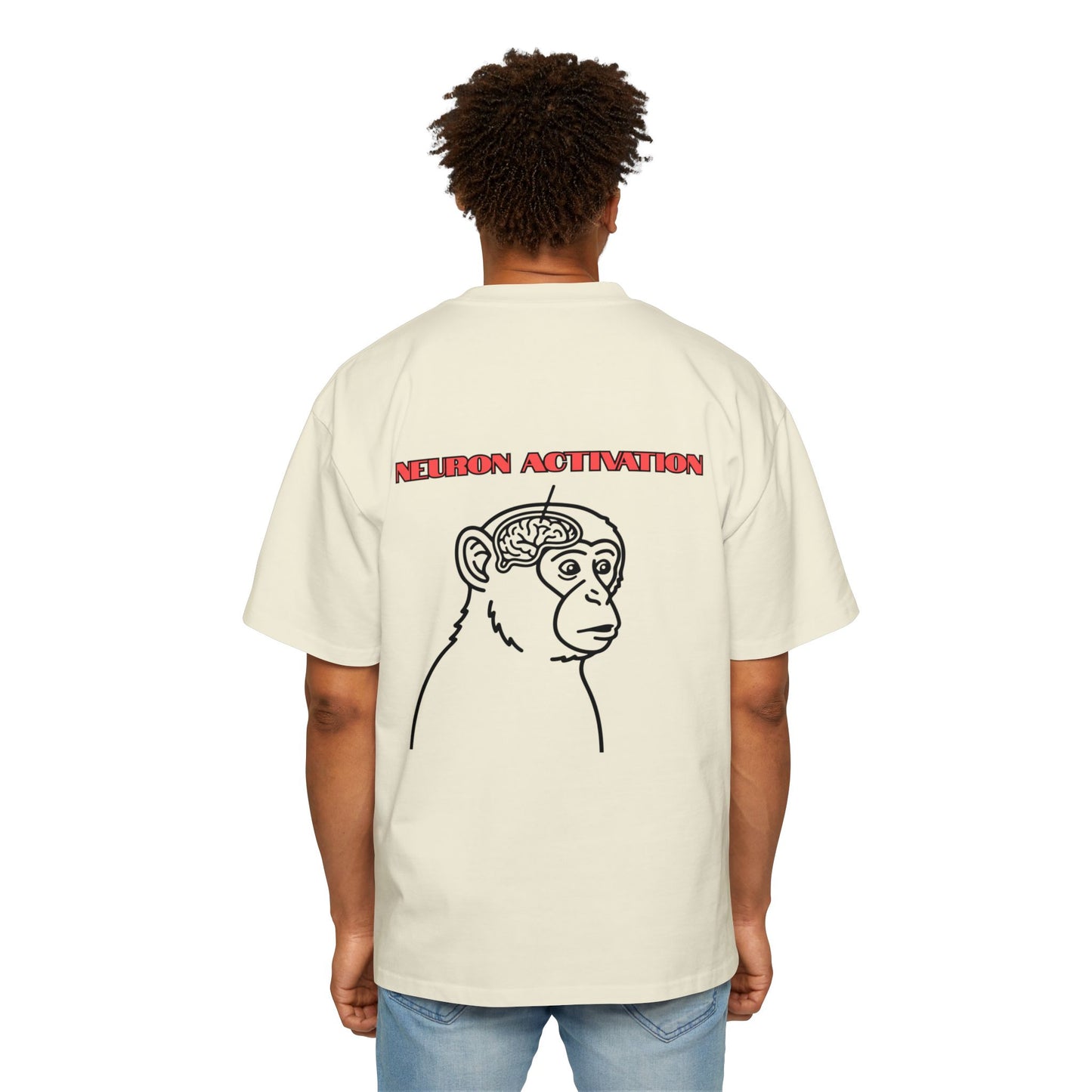 Neuron Activation Tee — "THD." Oversized Men's T-Shirt