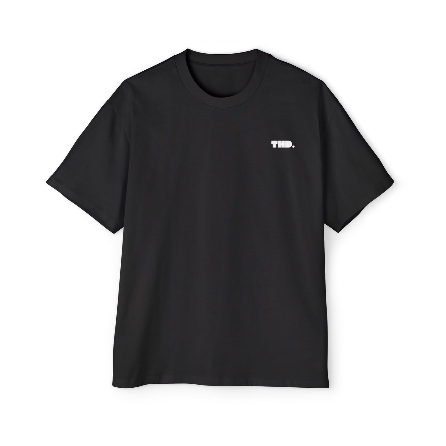 Oversized Tee — "THD "Neon Alien Graffiti Backprint