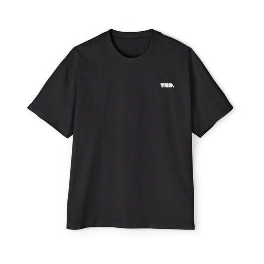 Oversized Tee — "THD "Neon Alien Graffiti Backprint