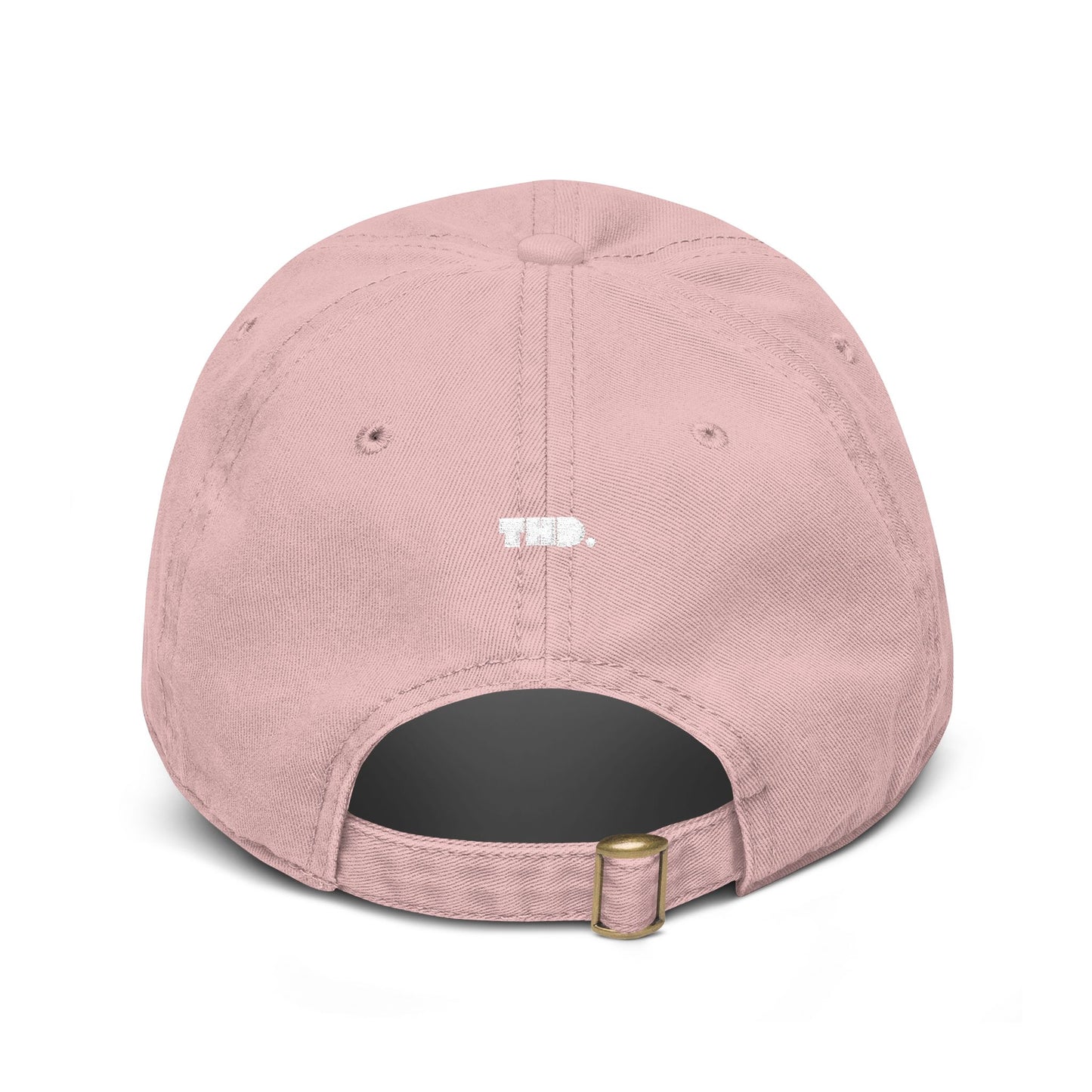 Washed Khaki Baseball Cap with 'Hima Dept.' White Embroidery