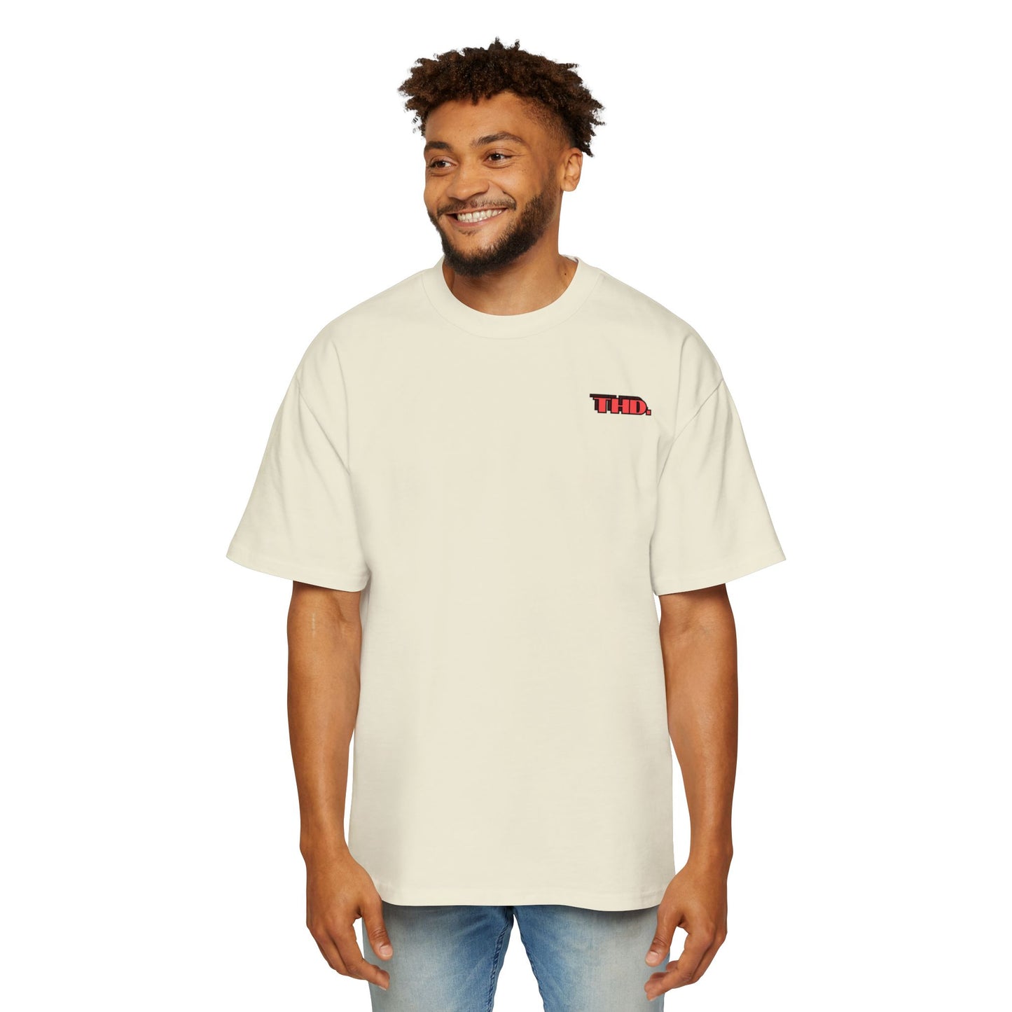 Neuron Activation Tee — "THD." Oversized Men's T-Shirt