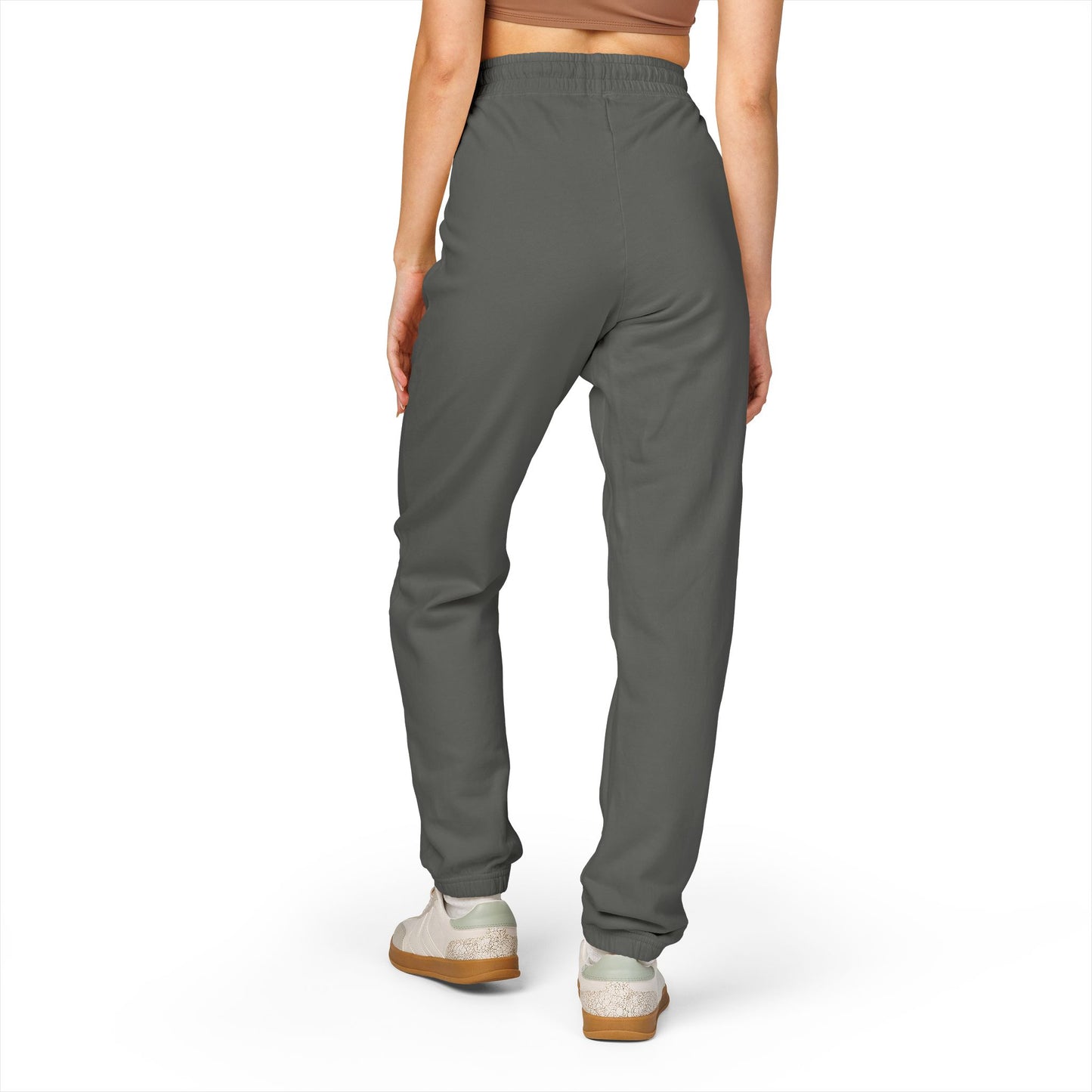 Embroidered "Hima Dept." Minimalist Fleece Sweatpants