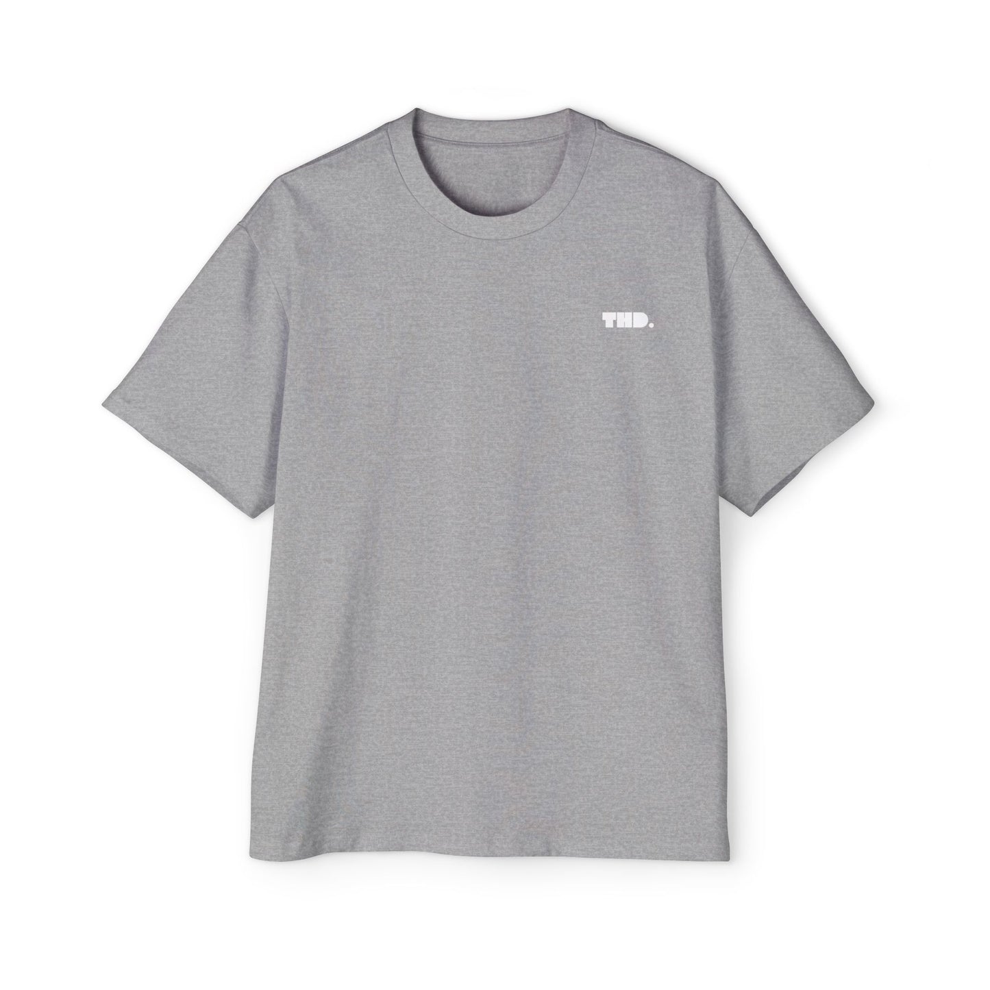 Oversized Tee — "THD "Neon Alien Graffiti Backprint