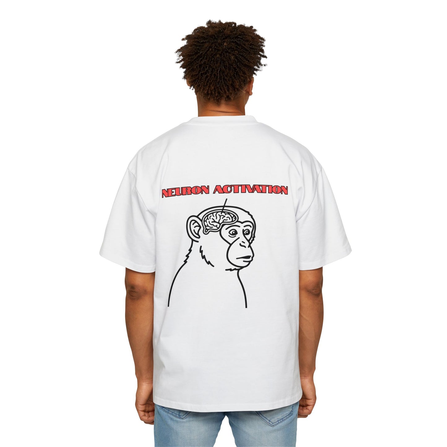 Neuron Activation Tee — "THD." Oversized Men's T-Shirt