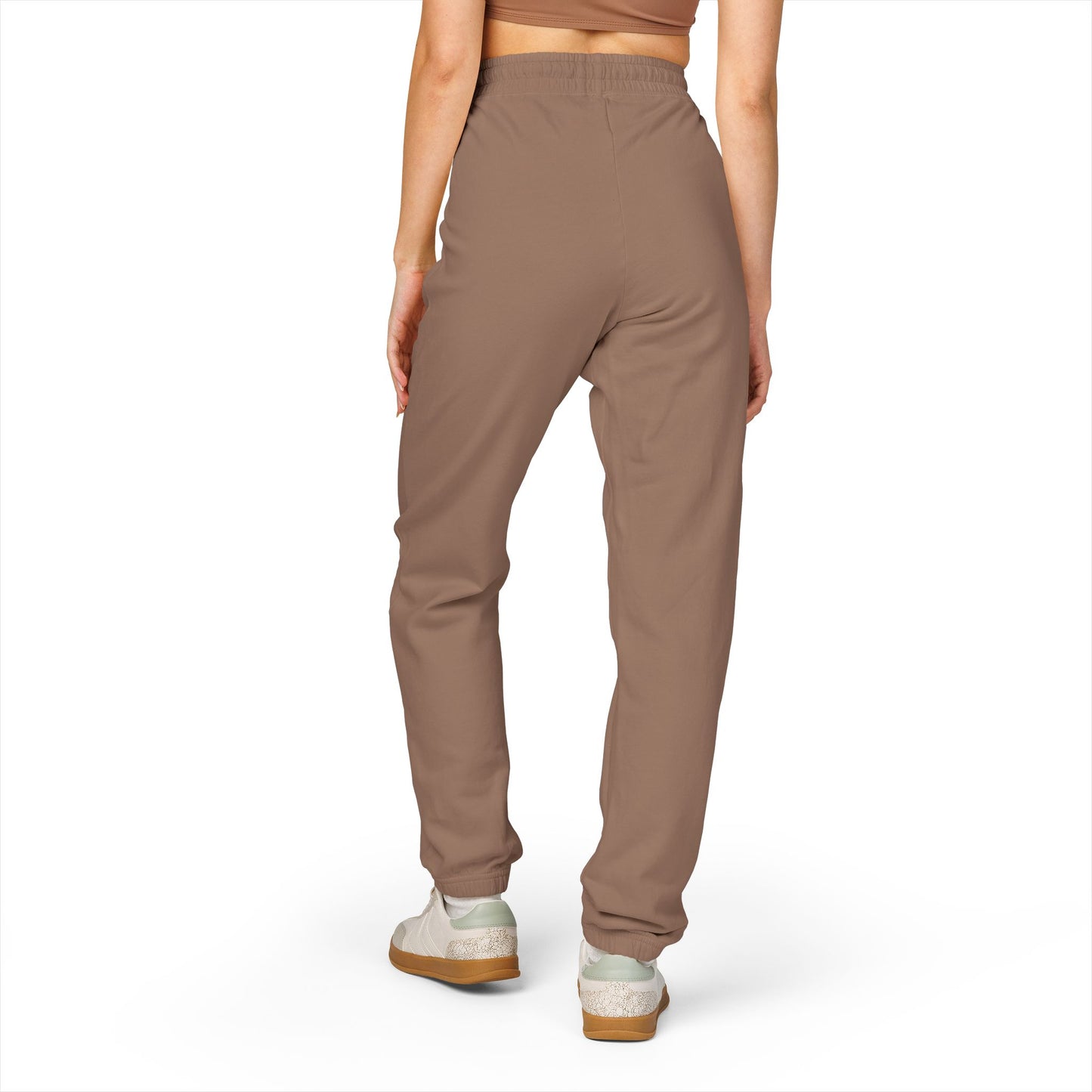 Embroidered "Hima Dept." Minimalist Fleece Sweatpants