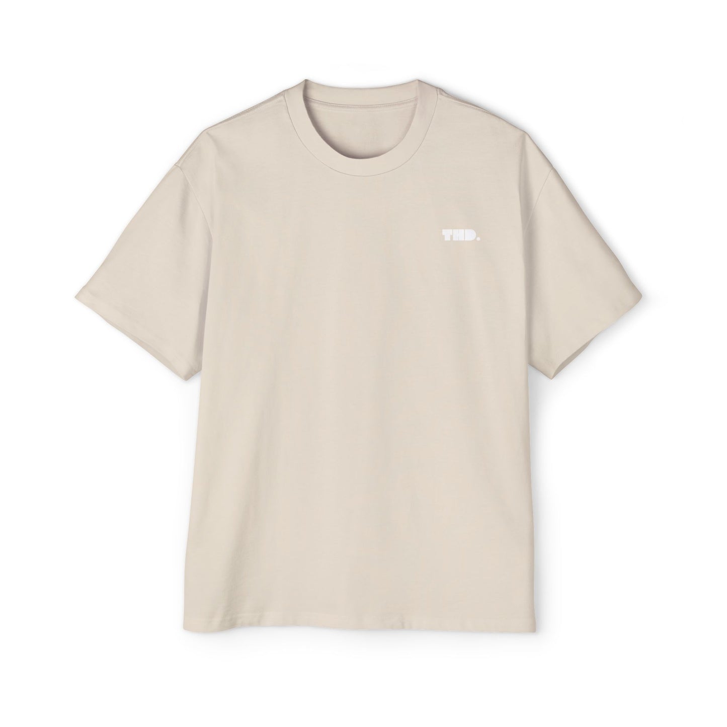 Oversized Tee — "THD "Neon Alien Graffiti Backprint