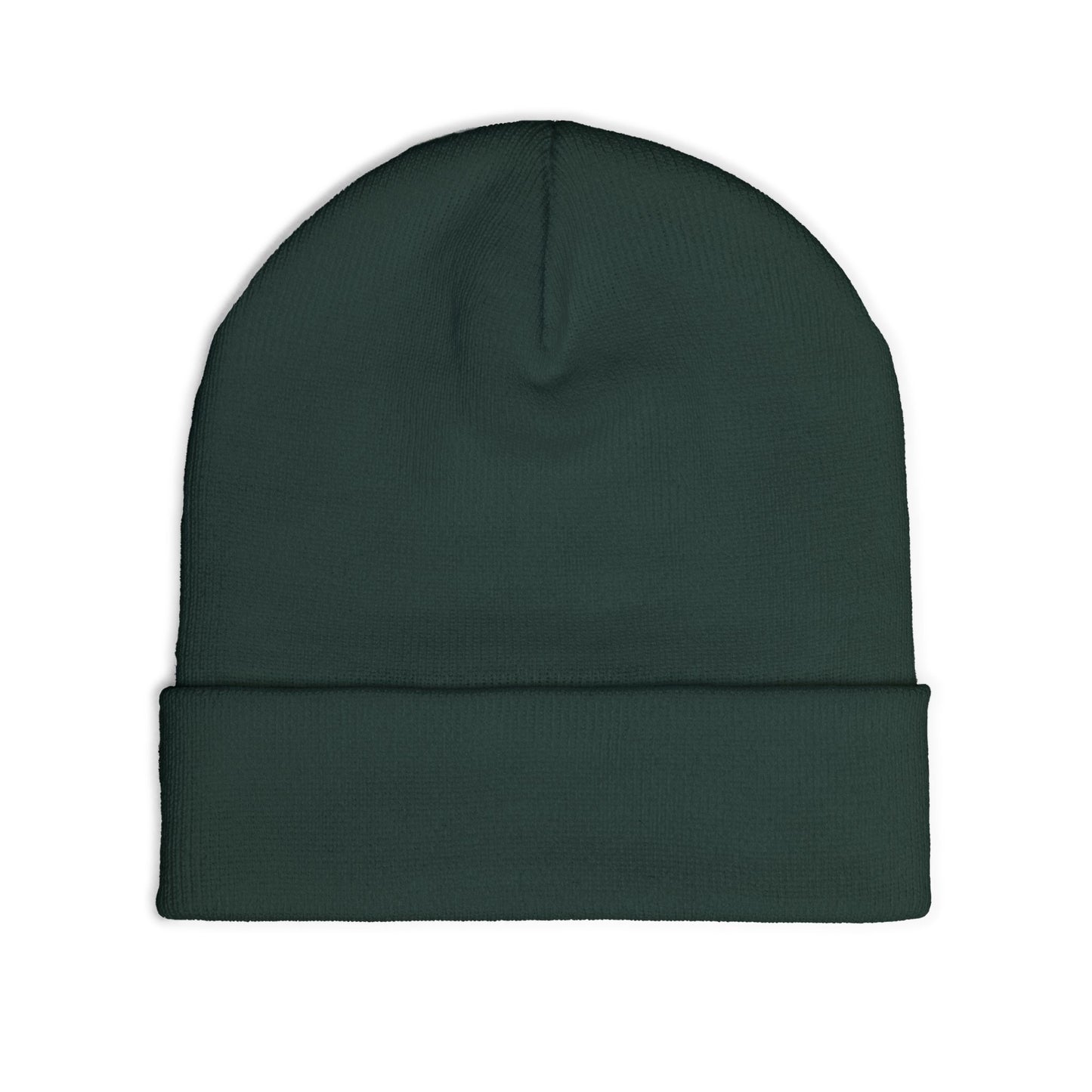 Embroidered Knit Beanie - Minimal 'THD.' Winter Hat